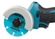 Шліфмашина кутова акумуляторна Makita DMC300Z (76 мм, 20000 об/хв, BL, LXT, без акумуляторів та зарядного пристрою) - зображення 2