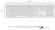 Бездротова клавіатура Jelly COMB KUS15 2 White (UKR) - зображення 4