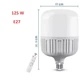 Светодиодная LED-лампа 125 Вт для фото видео съёмки 3200-5600 K Ra95+ с пультом для студийного света - изображение 2