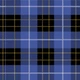Трость MQ Perfect MQ584 Tartan Blu - Manico Derby Nero телескопическая - изображение 2