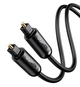 Кабель аудіо Ugreen Toslink оптичний 4 мм 1 м Black (AV122) - зображення 1