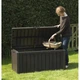Ящик-скринька Keter Glenwood Storage Box 390 л коричневий 230399 - зображення 4