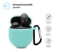 Силіконовий чохол для навушників Google Pixel Buds Pro, Hang Case, бірюзовий, ультратонкий захисний кейс товщиною 2 мм, захист від подряпин, пилу та ударів, компактний, з карабіном для кріплення, ArmorStandart (ARM75407) - зображення 2