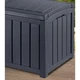 Ящик-скринька Keter Glenwood Storage Box 390 л графіт 230413 - зображення 2