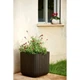 Горшок для цветов Keter Cube Planter M коричневый 229533 - изображение 2