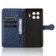 Чехол Deexe Rhombus Book для TECNO Spark 20 Pro+ - Dark Blue - изображение 4
