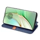 Чехол Deexe Rhombus Wallet для Motorola Edge 40 - Blue - изображение 3