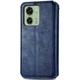 Чехол Deexe Rhombus Wallet для Motorola Edge 40 - Blue - изображение 5