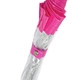 Жіноча парасолька-тростина прозора Fulton Birdcage-1 L041 Pink (Рожевий) - зображення 7