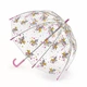Дитяча парасолька-тростина прозора Fulton Funbrella-4 C605 Bella The Unicorn (Єдинороги) - зображення 1