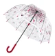 Жіноча парасолька-тростина прозора Fulton Birdcage-2 L042 Rose Bud (Рожевий бутон) - зображення 3