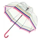 Жіноча прозора парасолька-тростина Fulton Birdcage-2 L042 Colour Burst Stripe (Кольорові смуги) - зображення 3