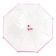 Дитяча парасолька-тростина прозора Fulton Funbrella-2 C603 Pink (Рожевий) - зображення 3