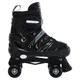 Роликові ковзани розсувні Zelart Power Super 9454 розмір 35-38 Black-Grey - зображення 5