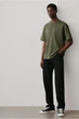 Футболка H&M Loose Fit XL хакі 1003662055 - зображення 1