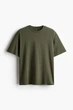 Футболка H&M Loose Fit XL хакі 1003662055 - зображення 5