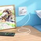Мережевий зарядний пристрій HOCO C126A Pure power three-port 40W White - изображение 8