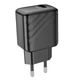 Мережевий зарядний пристрій Hoco CS21A Rich single port charger 18W Black - изображение 2
