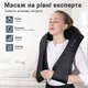 Массажер роликовый для шеи плеч и спины с инфракрасным подогревом Шиацу Q058 - изображение 2