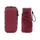 Мини-зонт Lesko 191T Burgundy карманный с чехлом капсулой - изображение 2