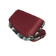 Мини-зонт Lesko 191T Burgundy карманный с чехлом капсулой - изображение 4