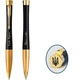 Ручка кулькова Parker URBAN 17 UKRAINE Muted Black GT BP Тризуб на торці + Слава Україні (30035_T011y) - изображение 1