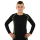 Рашгард подростковый футболка компрессионная Zelart J02 размер 2XS (120-130 см) Black-Green - изображение 1