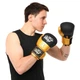 Перчатки для бокса боксерские перчатки Hard Touch Gloves 4439 Black-Gold 10 унций - изображение 6