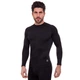 Спортивная компрессионная футболка мужская Zelart Fit 507 размер S (150-160 см) Black - изображение 1