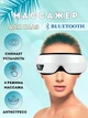 4D Электромассажер для глаз и лица, беспроводные, электрические, массажные очки от головной боли, вибромассаж, лифтинг эффект от морщин - изображение 2