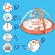 Килимок розвиваючий Canpol Babies Fox (75/200) - изображение 2
