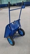 Тачка садово-будівельна двоколісна GardenJoys ТС-220 синя 220кг - зображення 5