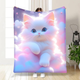 Плед Котенок с 3D рисунком 135х160 - изображение 1