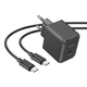 Сітчастий зарядний пристрій HOCO CS13A Ocean single port PD20W Charger Set (Type-C to Type-C) Black (6942007603843 ) - зображення 3