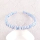 Ободок обруч для волос жатка Honey Fashion Accessories голубой (12-118/1) - изображение 1