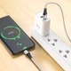 Кабель HOCO X50 Type-C to Type-C Exquisito 100W charging data cable(L=2M) Gray (6931474734419) - изображение 4