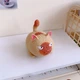 Антистрес іграшка тягучка милий товстий "Злий кіт" "Злі коти" Angry cat 10х9х7 см Коричневий - зображення 4