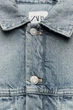 Утепленная джинсовая куртка оверсайз Zara 8197/290 M-L - изображение 10