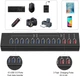 USB-хаб Dynamode 13 портов USB 3.0 – 10xUSB3.0 передача данных + 3x2.4А для зарядки, БП 3А/12В, металл (DM-UH-P1013) - изображение 8
