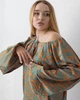 Жіночий костюм "Lara" шовк Армані Помаранчевий S - зображення 2