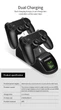 Зарядная станция DOBE® TP4-889 для геймпадов DualShock 4 (PS4) с LED индикаторами (Black) 428993972 - изображение 8