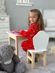 Столик із шухлядою і стілець, білий 5510-4510 - зображення 6