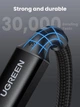Кабель зарядный UGREEN USB C to USB C Charger Cable 100W кабель для быстрой зарядки 1 м Black (US555) - изображение 5