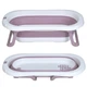 Детская пластиковая ванночка для купания 77.5 см El Camino ME 1151 PLUS Lilac на ножках со сливом и вкладышем - изображение 3
