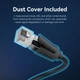 Патч корд Vention сетевой кабель RJ45 Cat8 SFTP круглый 0.5 м Black (IKKBD) - изображение 9