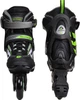 Комплект дитячий (роликові ковзани, шолом, захист) Rollerblade SPITFIRE CUBE 33-36.5 Black/green - изображение 3