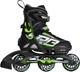 Комплект дитячий (роликові ковзани, шолом, захист) Rollerblade SPITFIRE CUBE 33-36.5 Black/green - изображение 5