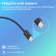 Кабель Promate EcoLine-CC200 USB-C to USB-C 60W Power Delivery 2 м Navy (ecoline-cc200.navy) - зображення 5