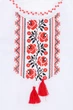 Вышиванка с длинным рукавом для девочки 116 цвет белый No Brand ЦБ-00246415 - изображение 2