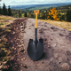 Лопата стальная. ручка из стекловолокна Fiber Line 1050мм. VMF EURO - изображение 3